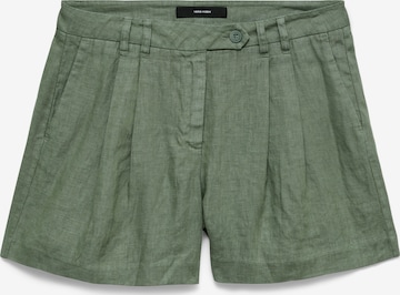 žalia VERO MODA Standartinis Klostuotos kelnės 'VMLAICA': priekis