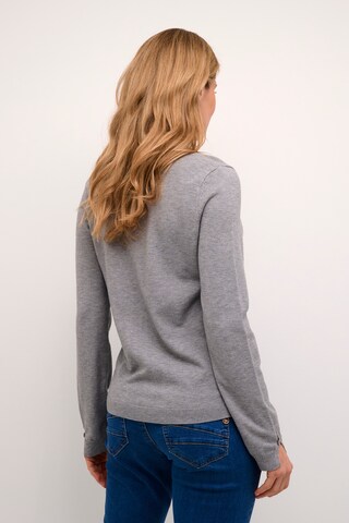 Cardigan 'Dela' Cream en gris