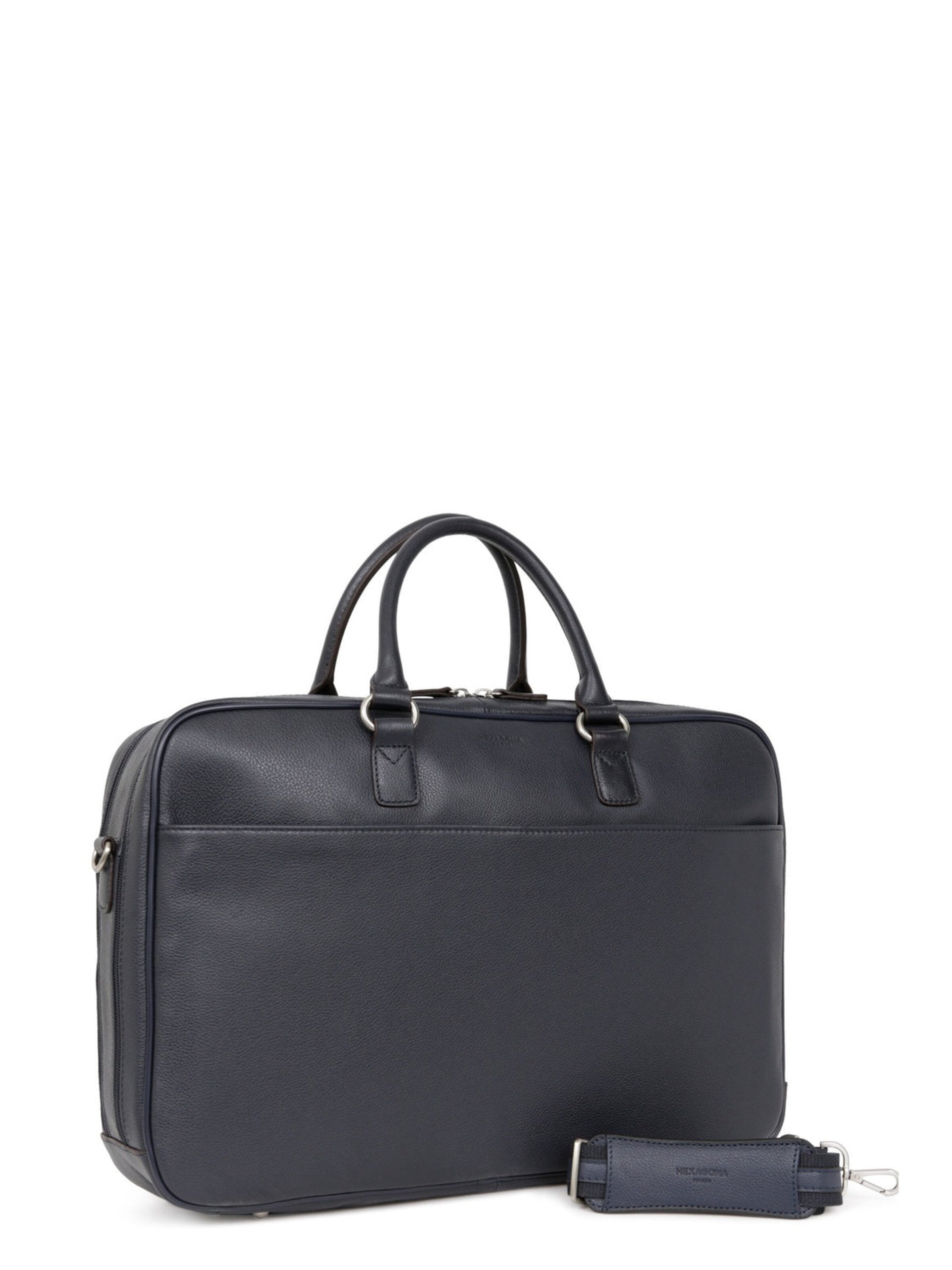 Borsa a mano 'Confort Business' di Hexagona in blu
