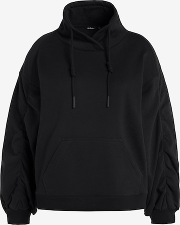 Ulla Popken Sweatshirt in Schwarz: predná strana