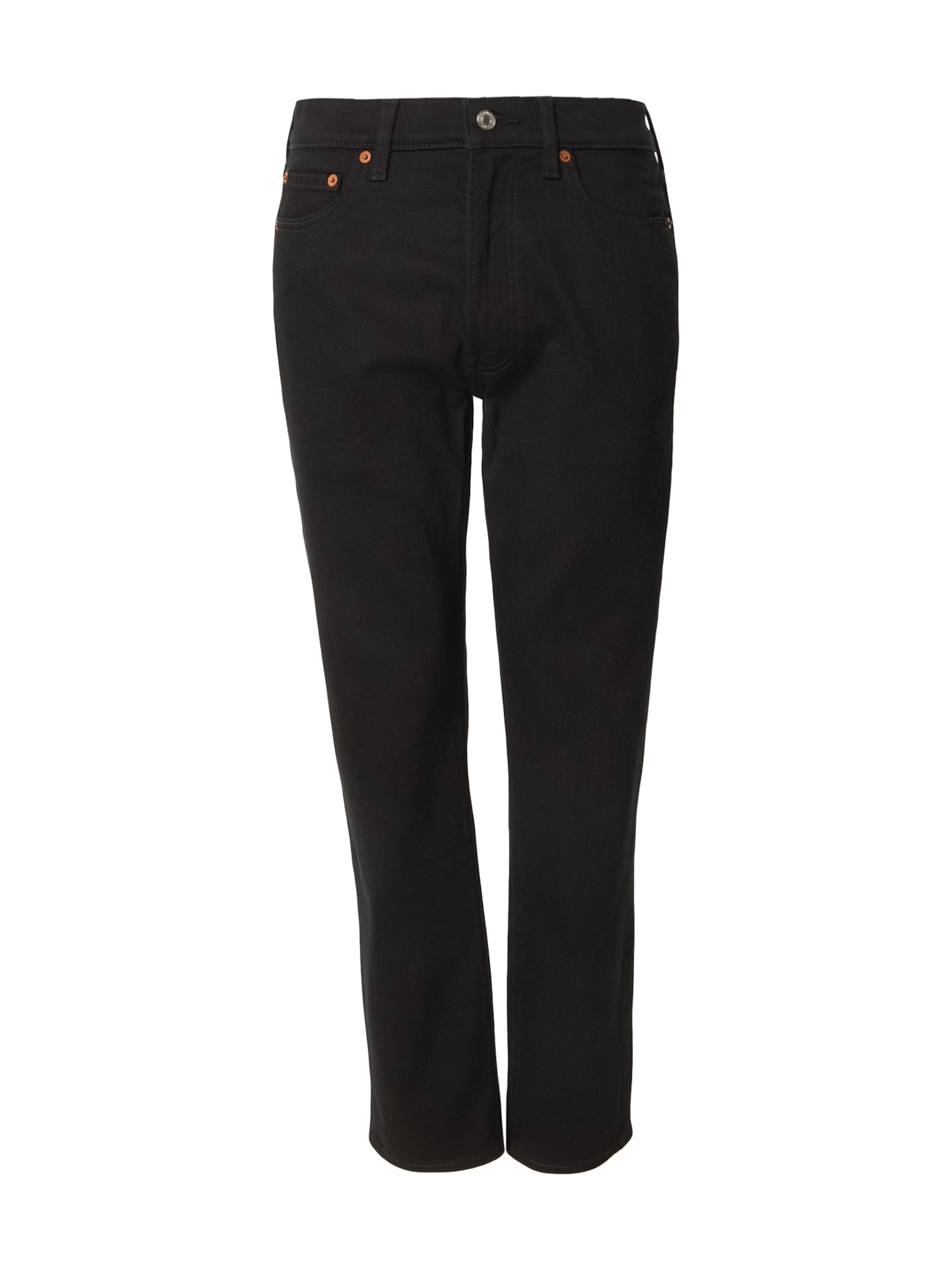 Abercrombie & Fitch Regular Jeans i svart: framsida