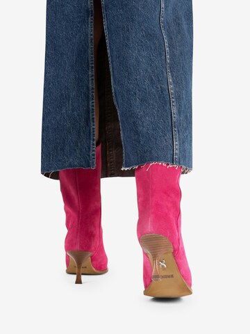 BRONX Ankle Boots 'New Lara' in Pink