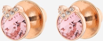 auksinė Swarovski Auskarai: priekis