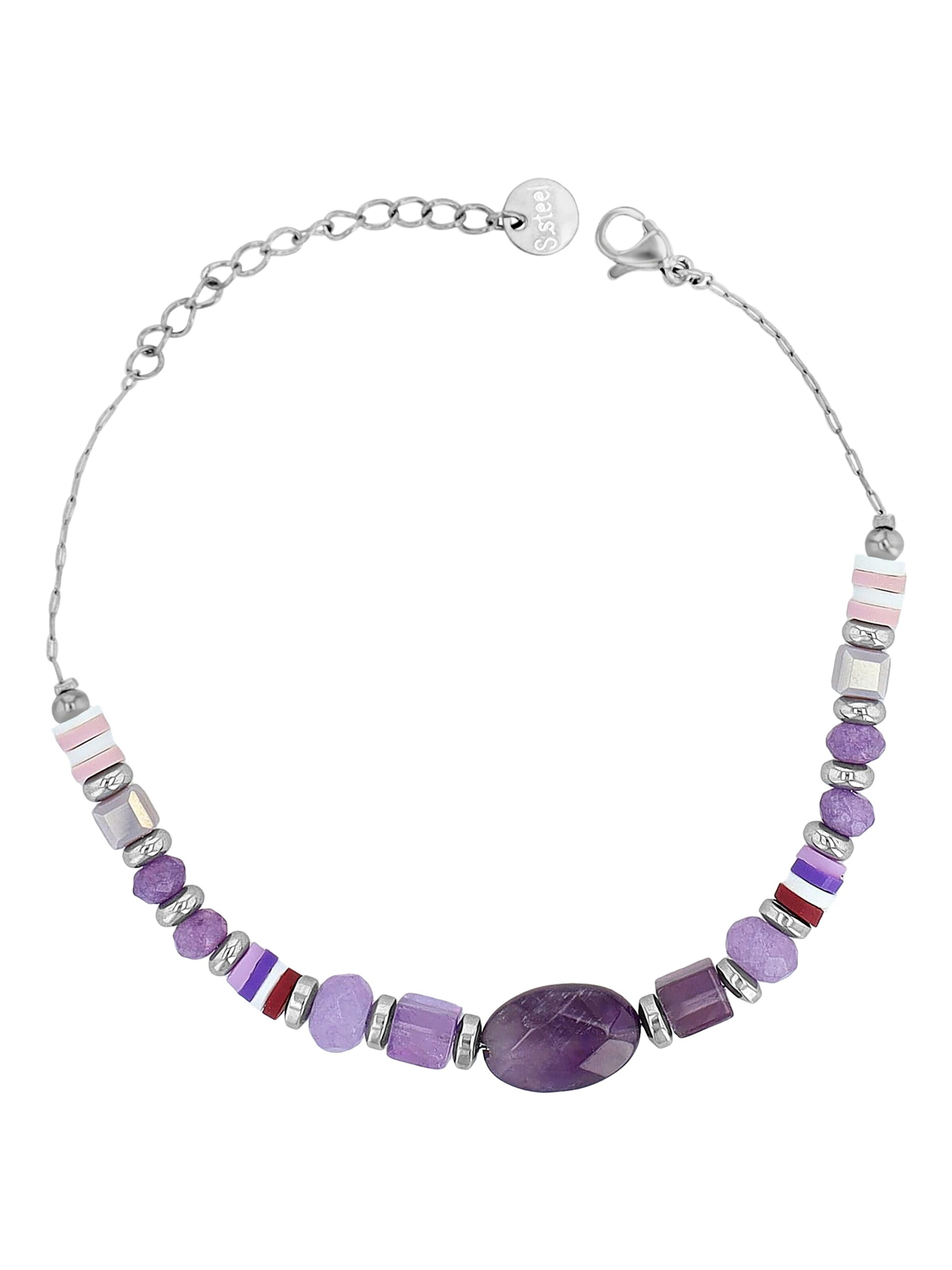 Akzent Bracelet 'Lowy, wasserfest' in Silver: front