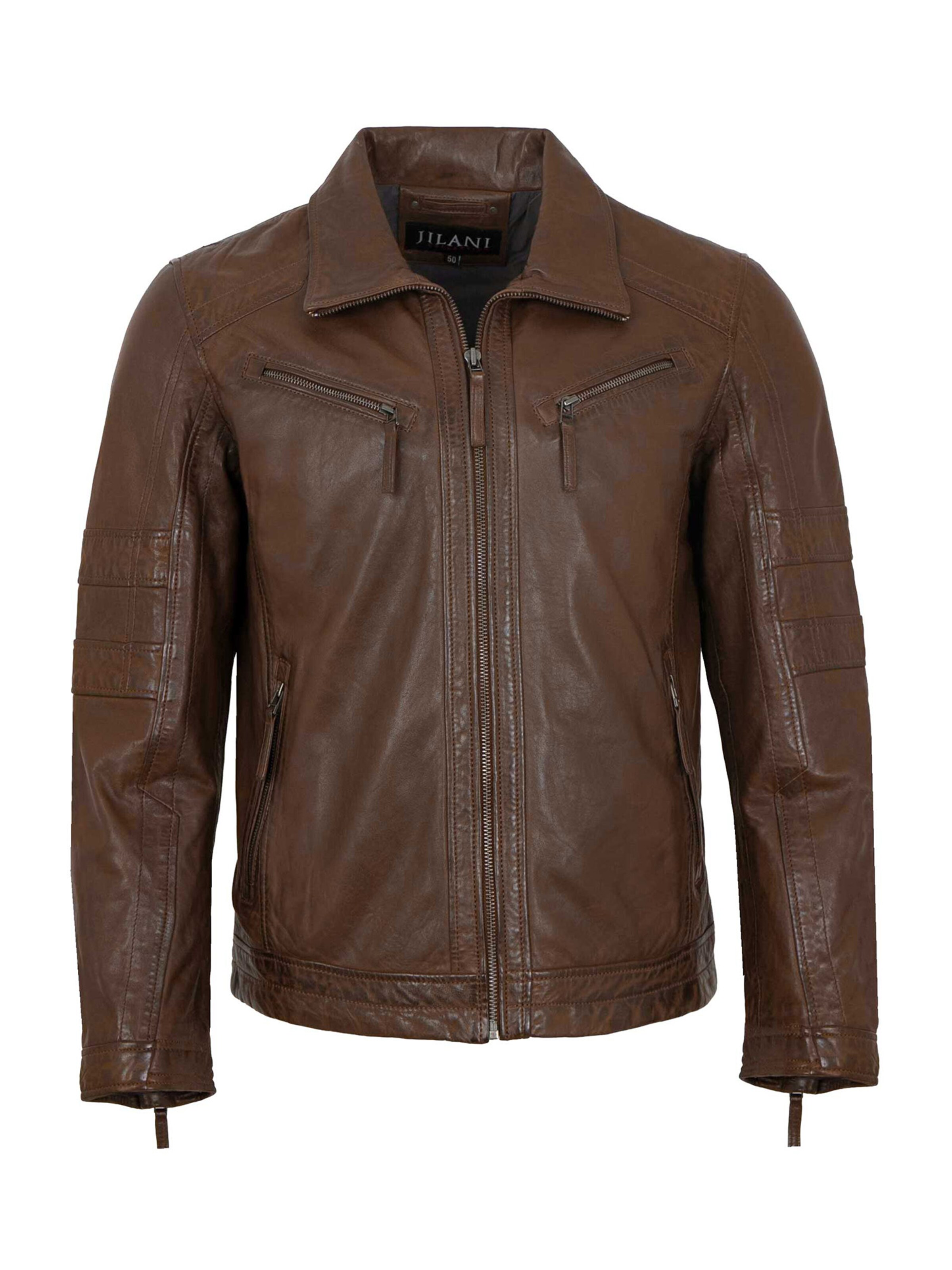 Jilani Between-Season Jacket 'Ranger' in Brown: front