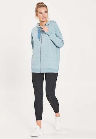 Athlecia Athletic Zip-Up Hoodie 'Bola' in Blue