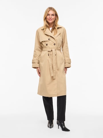 Manteau mi-saison 'VIVian' VILA en beige : devant