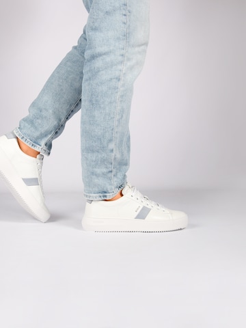 Baskets basses 'Ryder BL220' BLACKSTONE en blanc