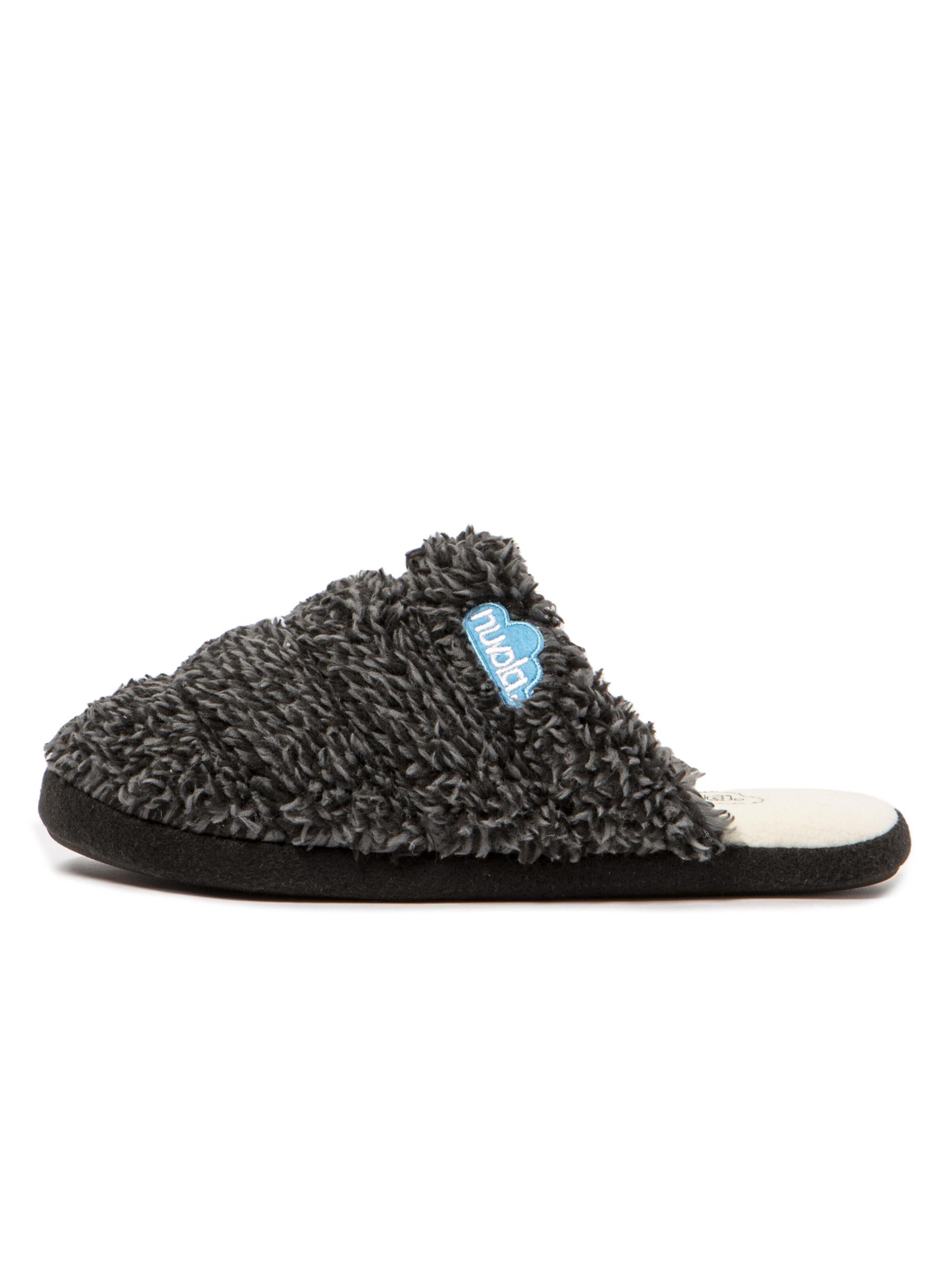 Nuvola. Hausschuh 'Zueco Cloud Polar' in Schwarz: Vorderseite