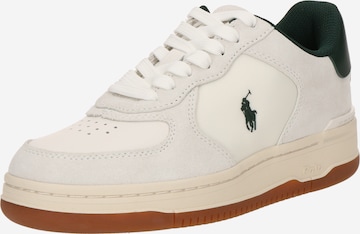 Baskets basses 'MASTERS CRT' Polo Ralph Lauren en blanc : devant