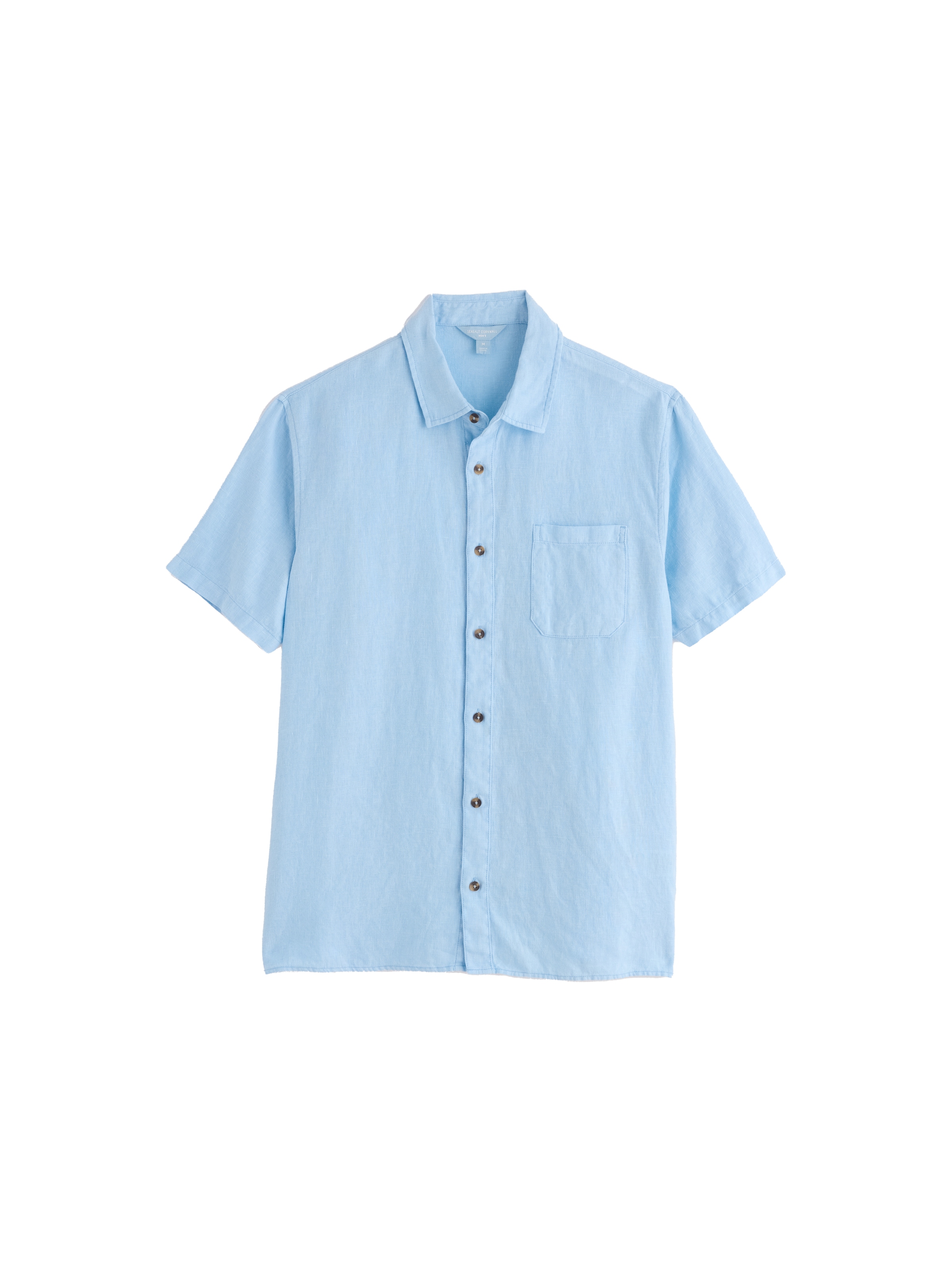 Seasalt Cornwall Regular fit Overhemd in Blauw: voorkant