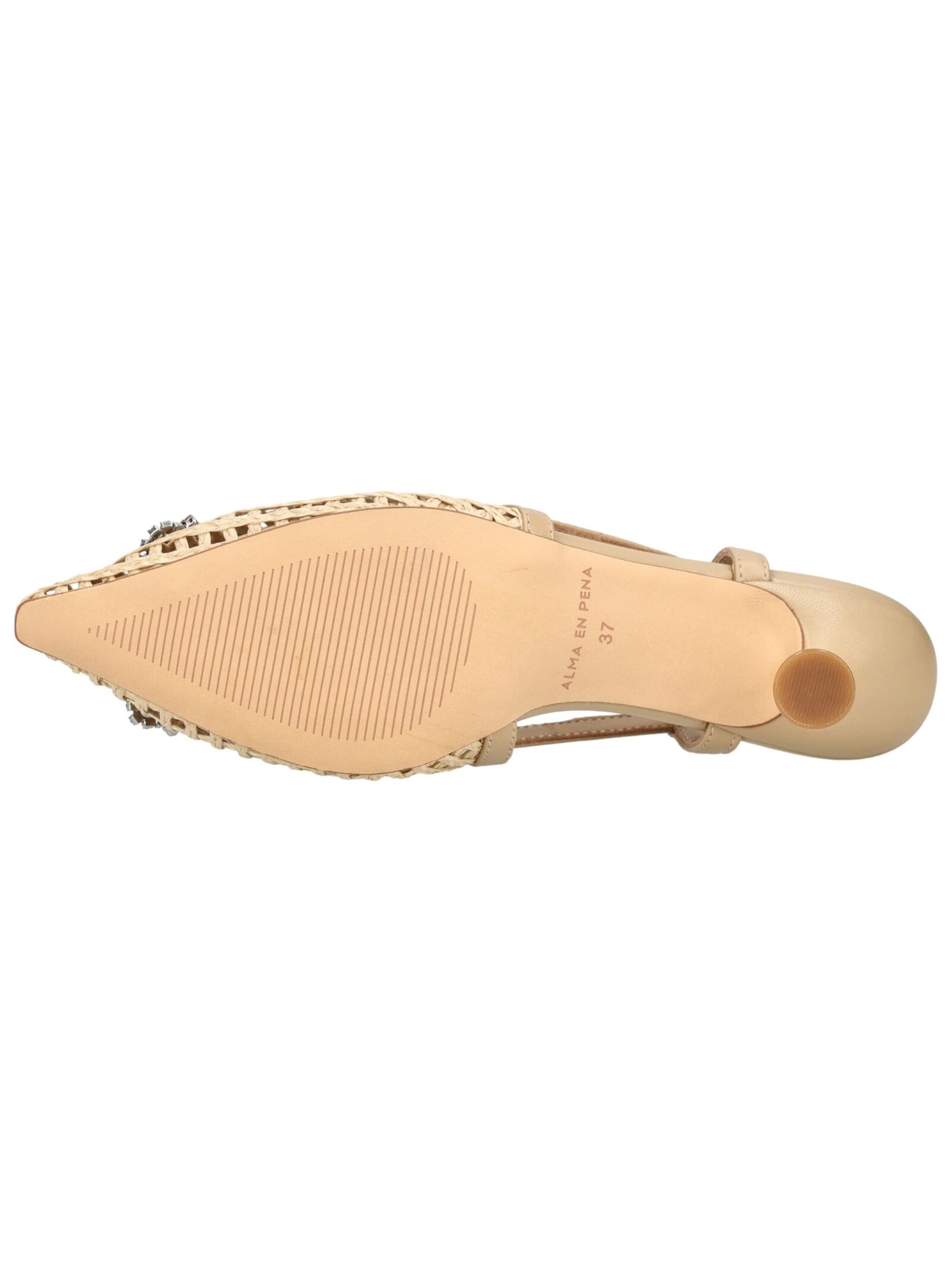 Alma En Pena Slingback Pumps in Beige