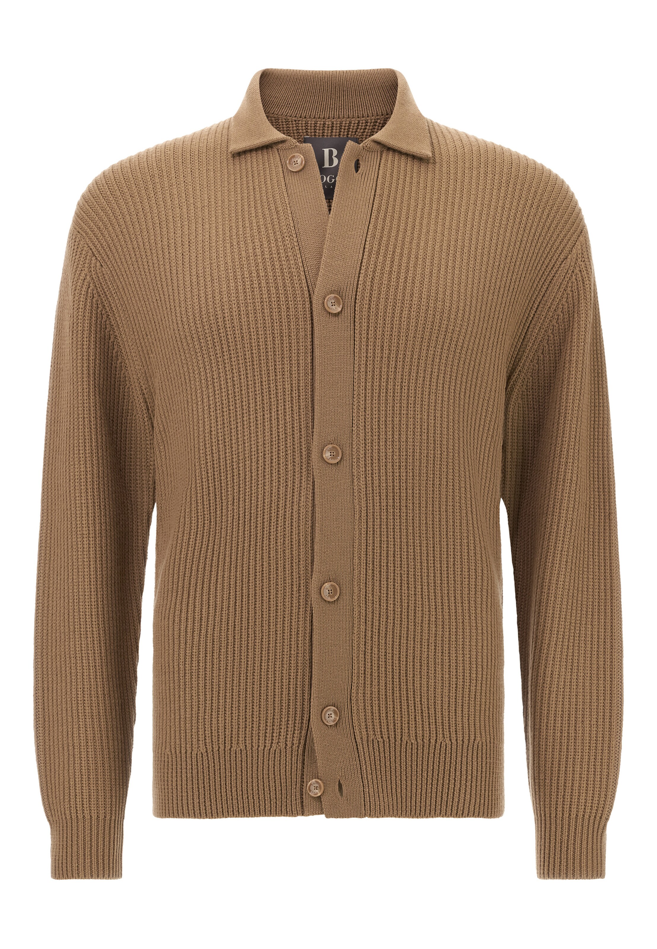 Pull-over Boggi Milano en marron : devant