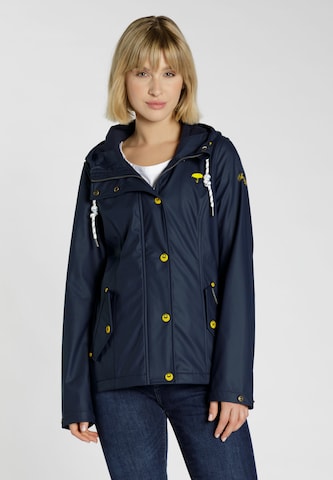 Schmuddelwedda Between-season jacket in Blue: front