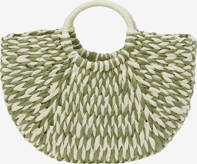 Paplūdimio krepšys iš IZIA, spalva – smėlio spalva / žalia, Prekių apžvalga