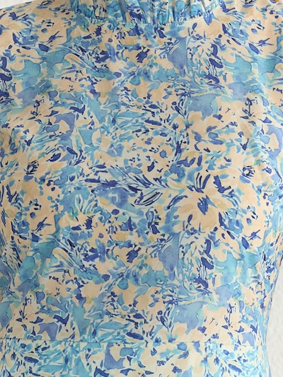 Trendyol Robe en beige / bleu / bleu clair / blanc, Vue avec produit