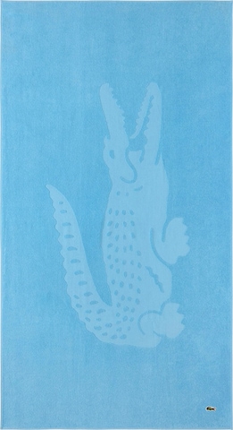 LACOSTE Beach Towel 'LSPORT' in Blue: front