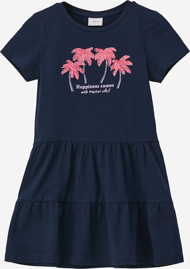 s.Oliver Kleid in navy / pink, Produktansicht