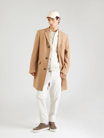 Geacă tricotată 'Palano-L' de la BOSS Black pe alb