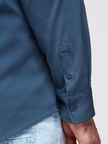 Ombre Regular fit Zakelijk overhemd in Blauw
