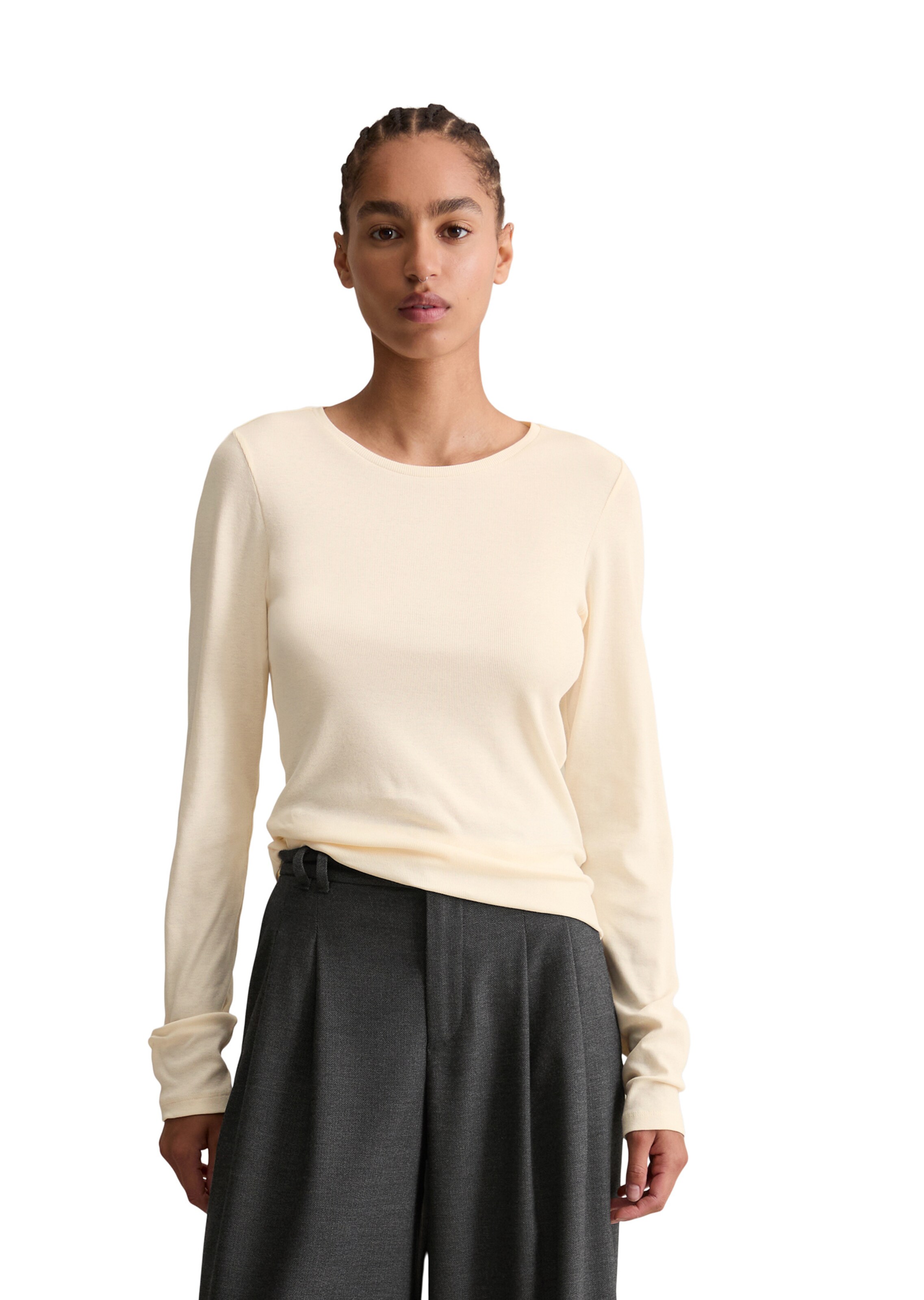 Marc O'Polo DENIM Shirt in Beige: Vorderseite