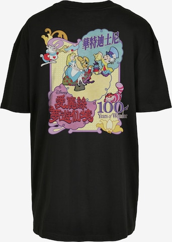 Merchcode T-Shirt 'Alice 100 Years Of Wonder' in Schwarz