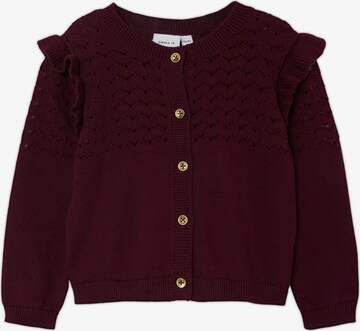 NAME IT Knit cardigan 'Foda' in Red: front