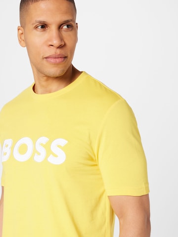 BOSS Black - Camiseta 'Tiburt' en amarillo