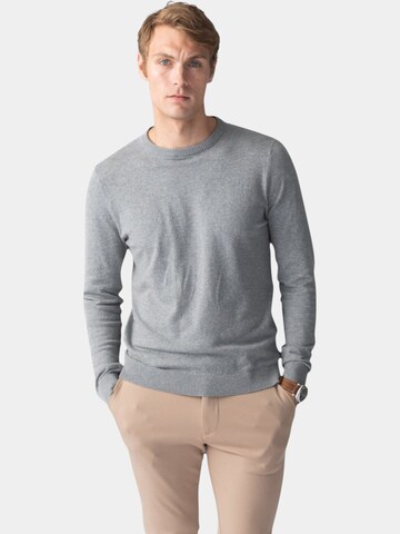 TEESHOPPEN Sweater in Grey: front