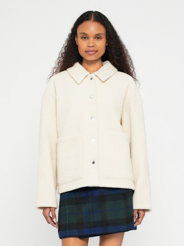 Veste en polaire 'Rae' Barbour International en blanc : devant