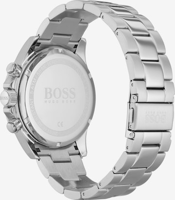 BOSS Black Analog Watch 'Hero' in Silver