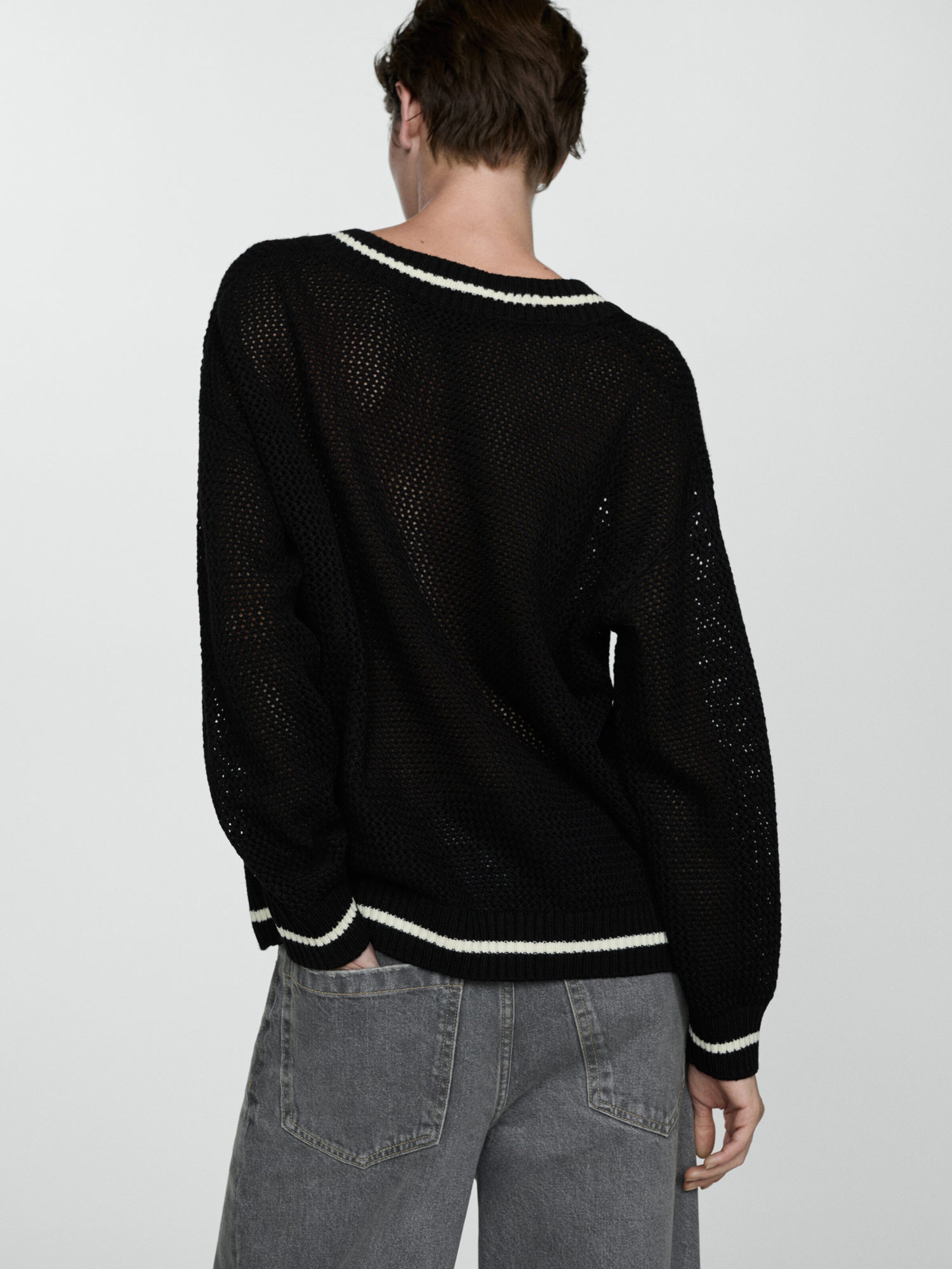 Pull over RUGBY MANGO en Noir ABOUT YOU