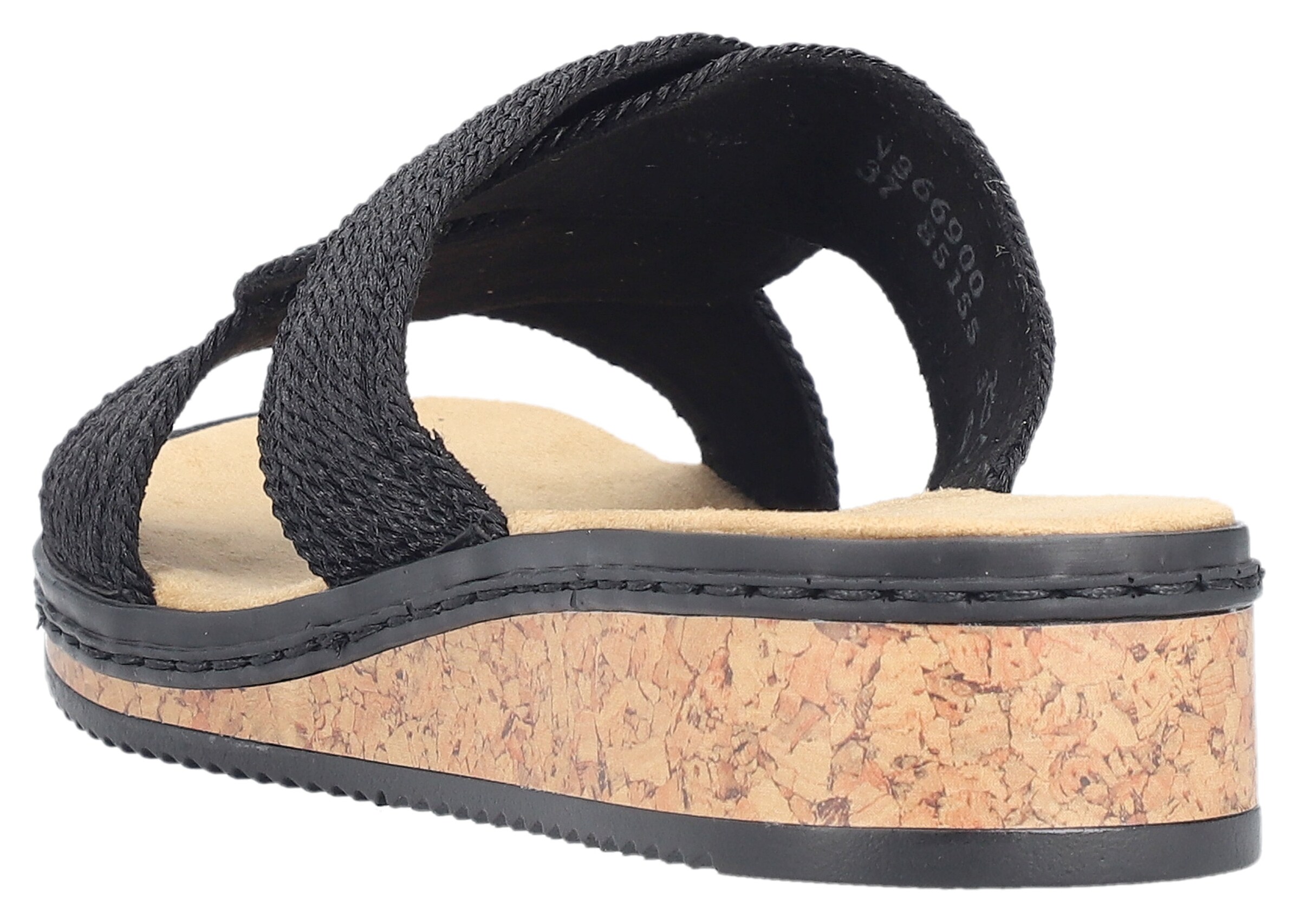 Rieker Pantolette in Schwarz