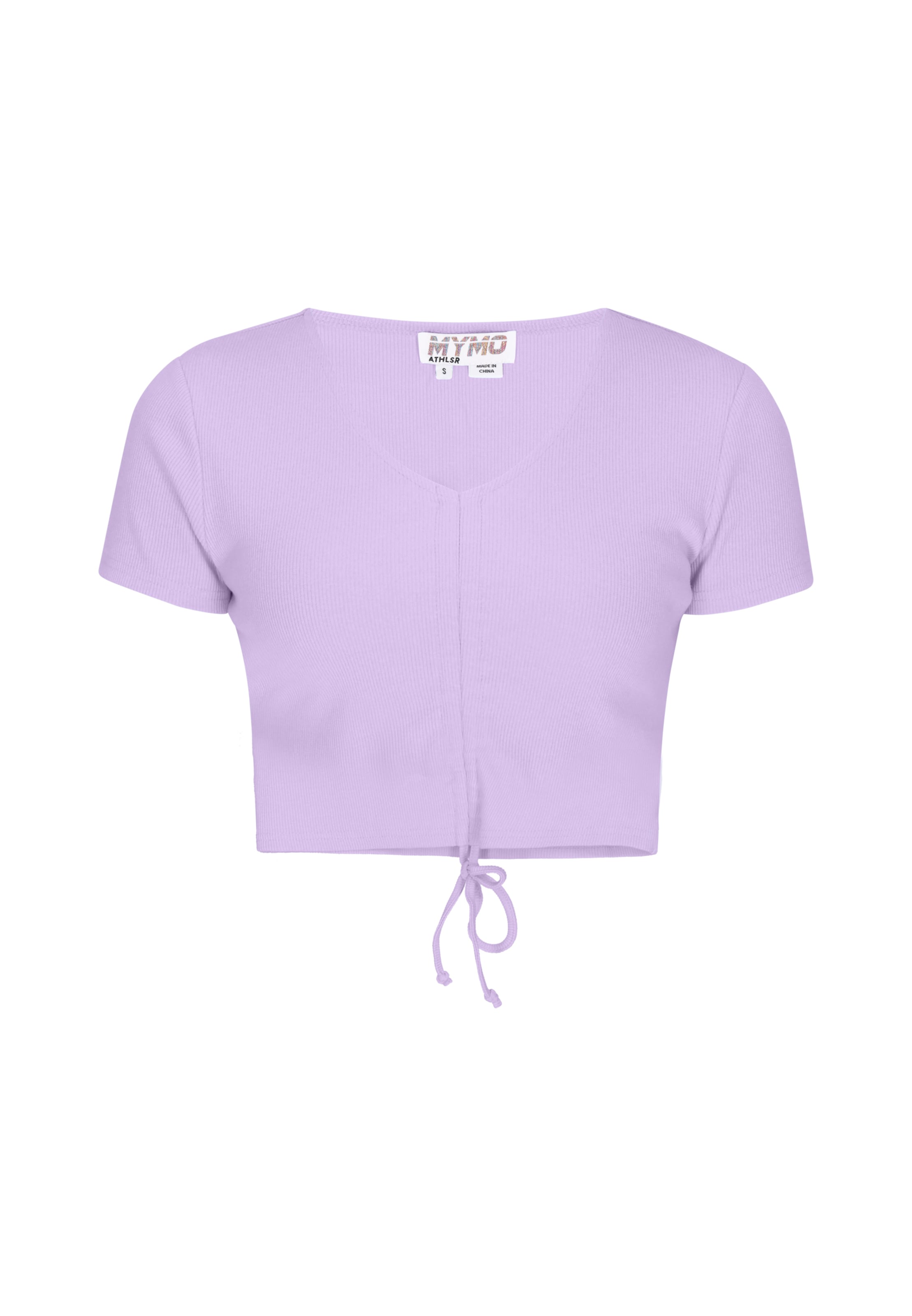 T-shirt myMo ATHLSR en violet : devant