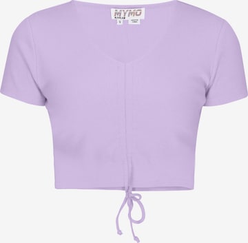 T-shirt myMo ATHLSR en violet : devant