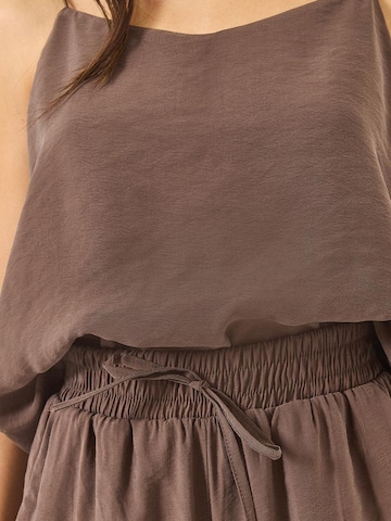 Bianco Lucci - Roupa de casa 'Zweiteiliges Set' em castanho
