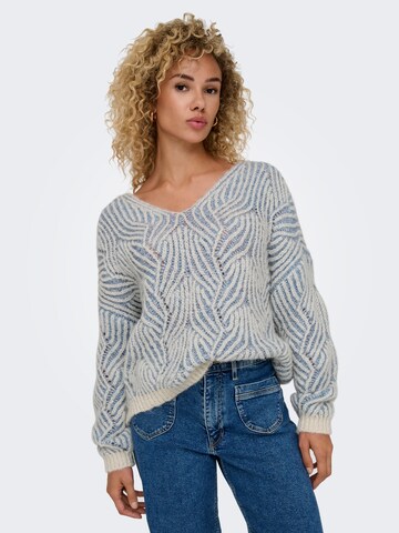 Pull-over 'ONLElin' ONLY en blanc