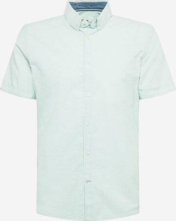 TOM TAILOR Regular fit Button Up Shirt in Green: front