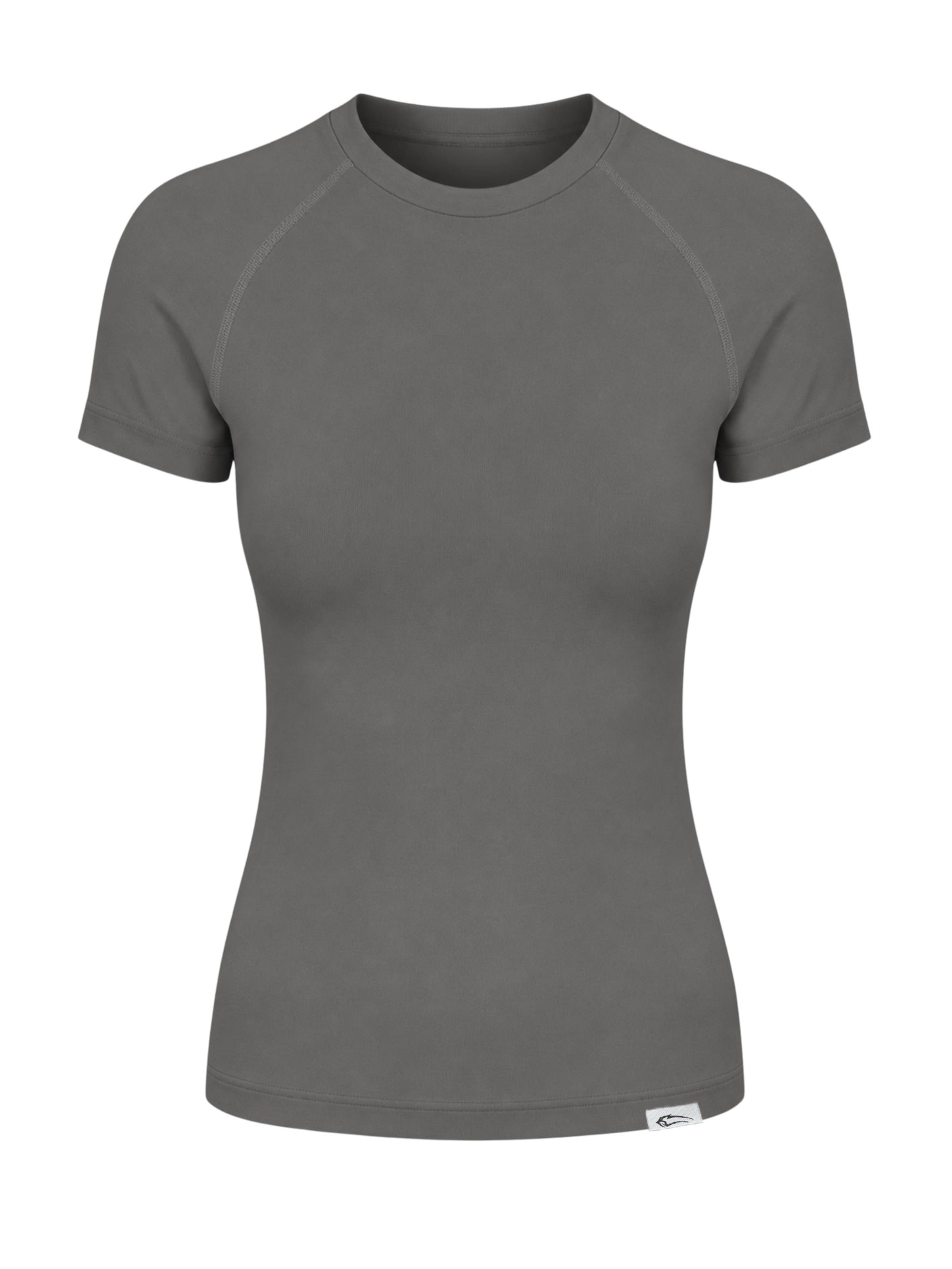 T-shirt ' Lyana ' Smilodox en gris : devant