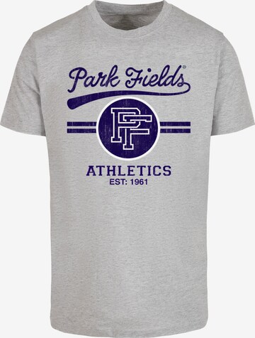 Merchcode Shirt 'Park Fields - Heritage' in Grijs: voorkant