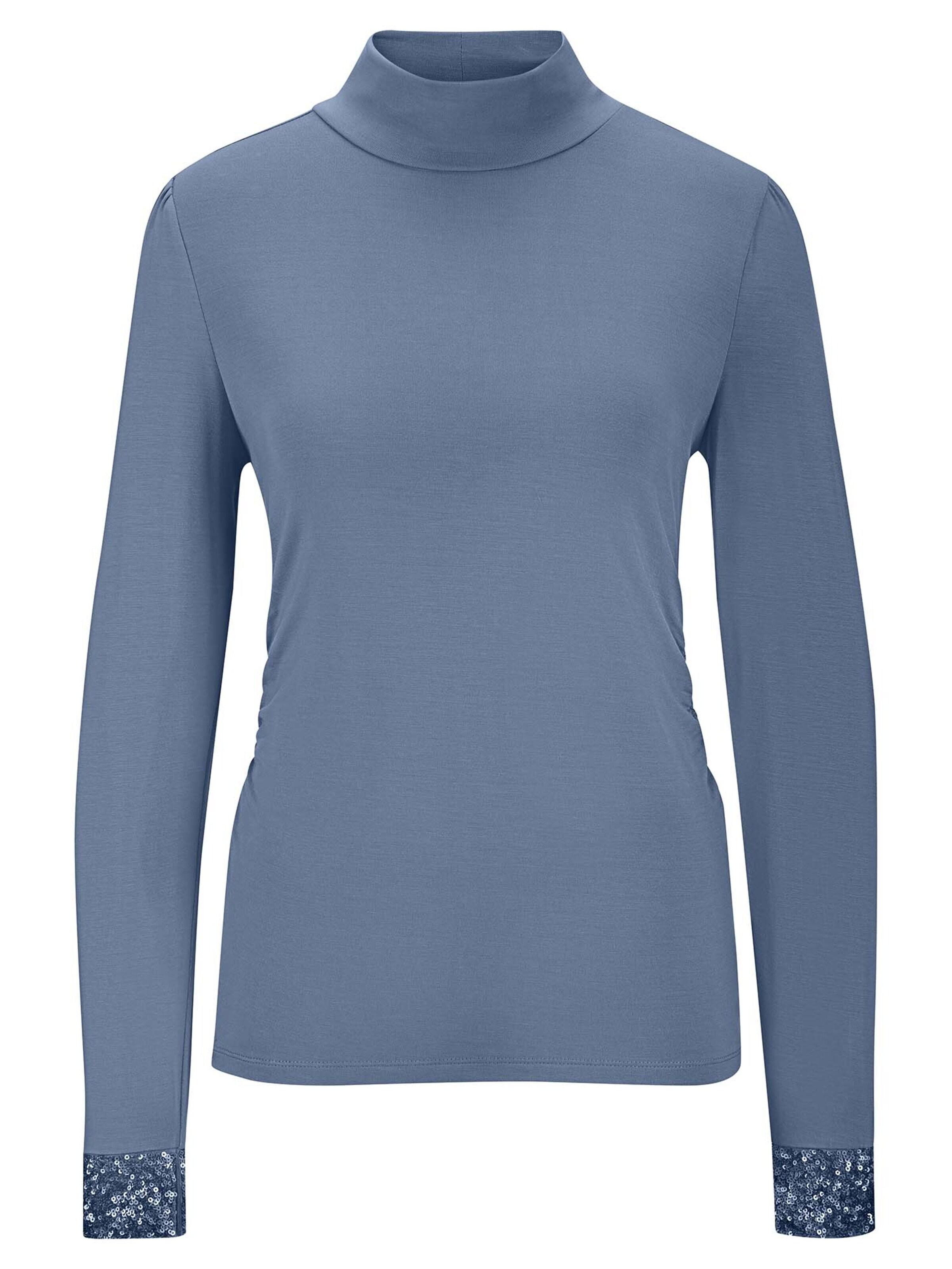 MADELEINE Shirt in Blau: Vorderseite