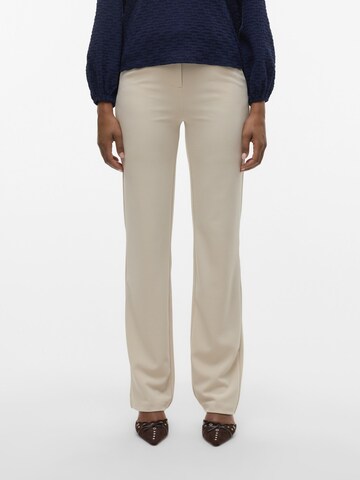 VERO MODA Regular Hose 'ZAMIRA' in Beige: Vorderseite