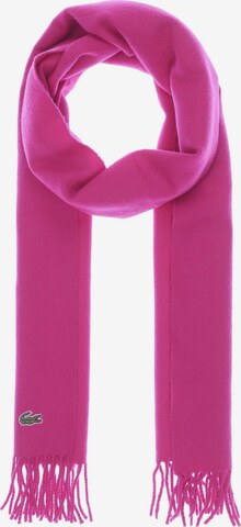 LACOSTE Scarf & Wrap in One size in Pink: front