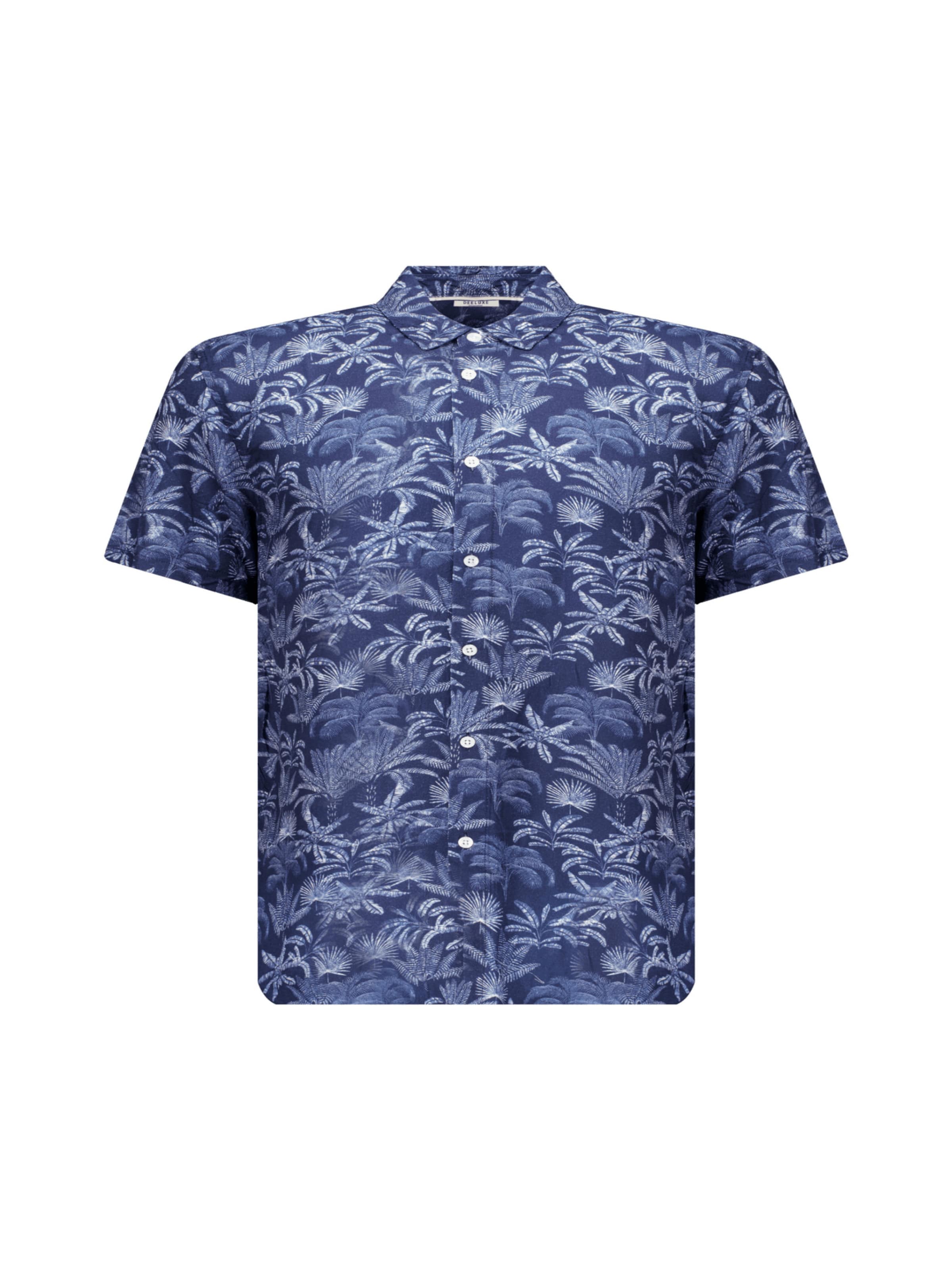 Deeluxe Regular Fit Hemd 'Willson' in Blau: Vorderseite