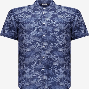 Deeluxe Regular Fit Hemd 'Willson' in Blau: Vorderseite