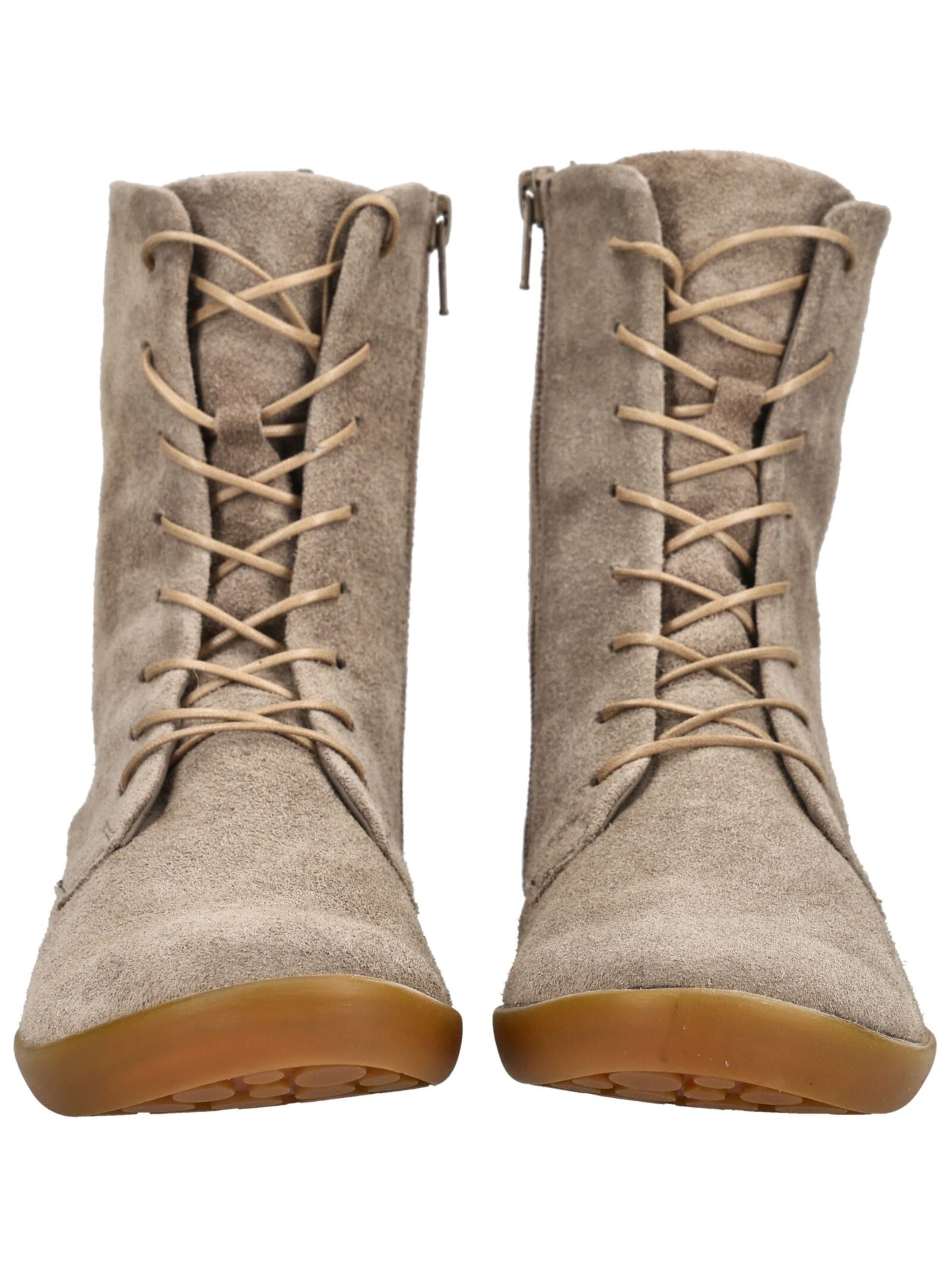 Bottines à lacets THINK! en beige