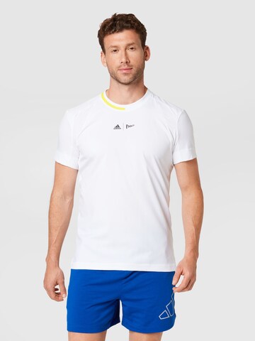 ADIDAS SPORTSWEARTehnička sportska majica 'London' - bijela boja: prednji dio