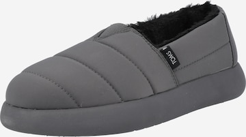 TOMS - Pantufa 'ALPARGATA MALLOW' em cinzento: frente