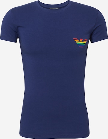 Emporio Armani - Camisa em azul: frente