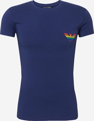 Emporio Armani T-Shirt in Blau: predná strana